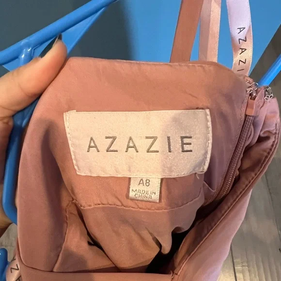 Azazie Davis bridesmaid dress in dusty pink - Picture 6 of 6